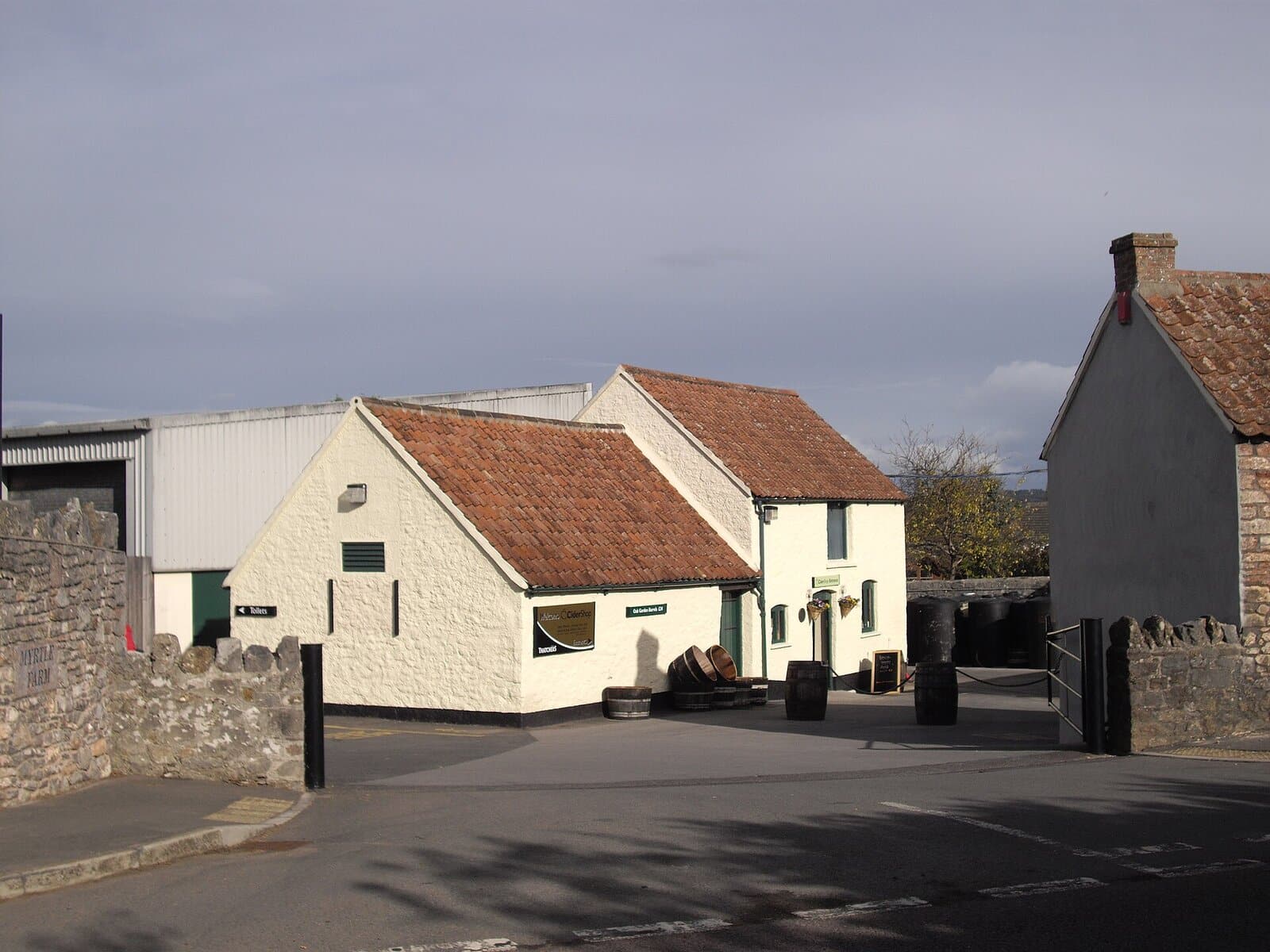 Thatchers cider shop at Sandford in the Mendip Hills
